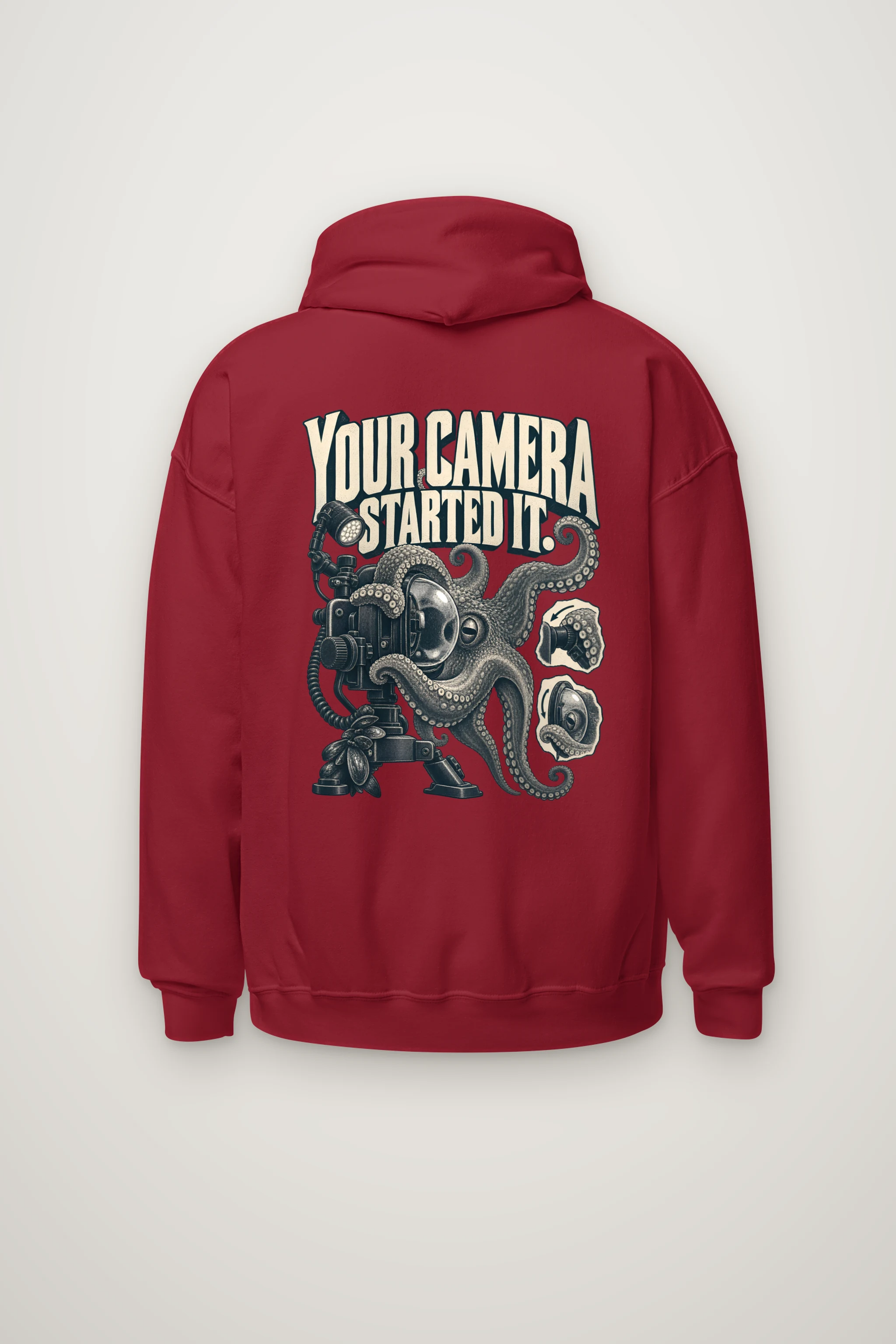 "Your Camera Started It" Heavy Blend Unisex Pullover Hoodie