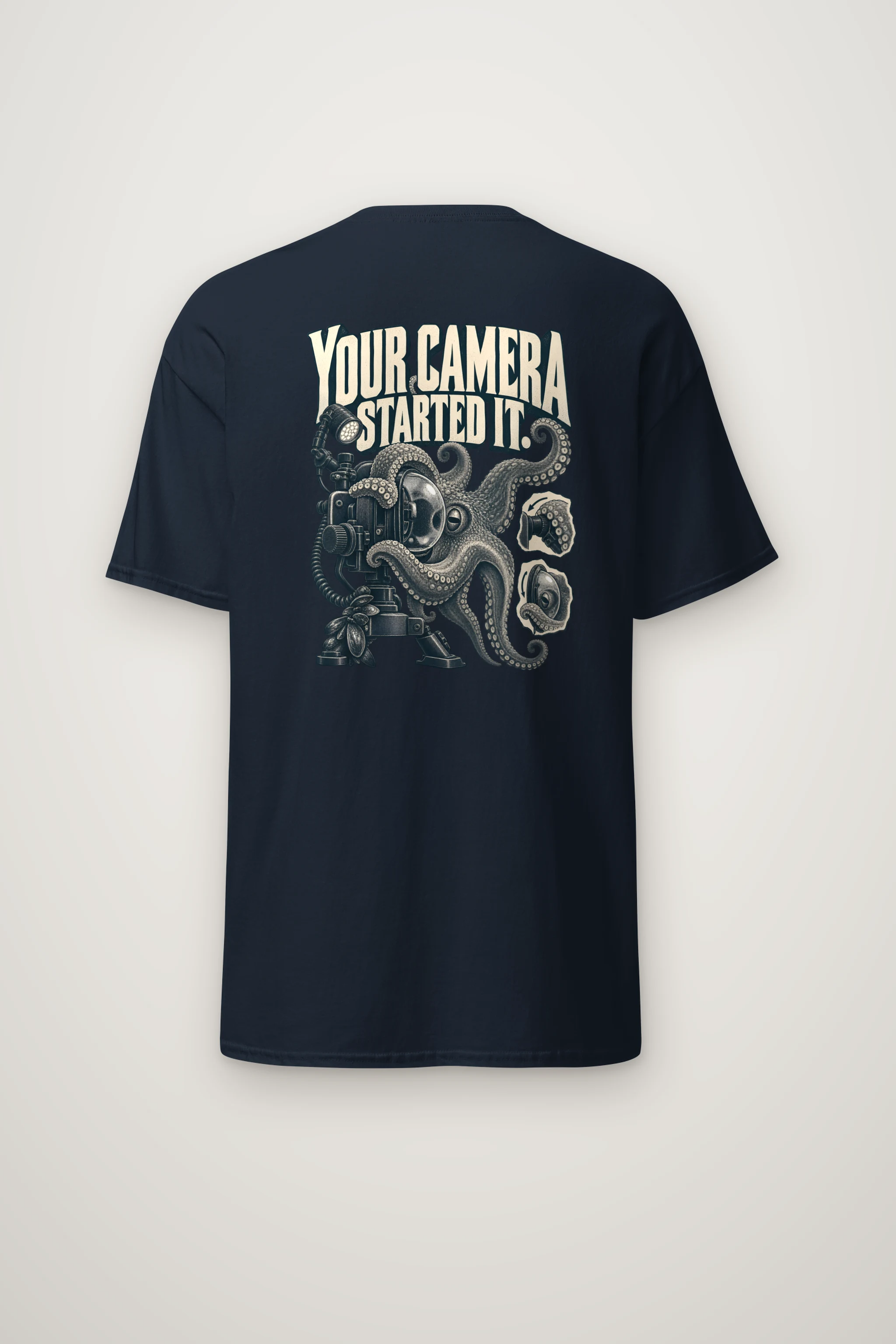 "Your Camera Started It" Heavyweight Unisex Crewneck T-shirt