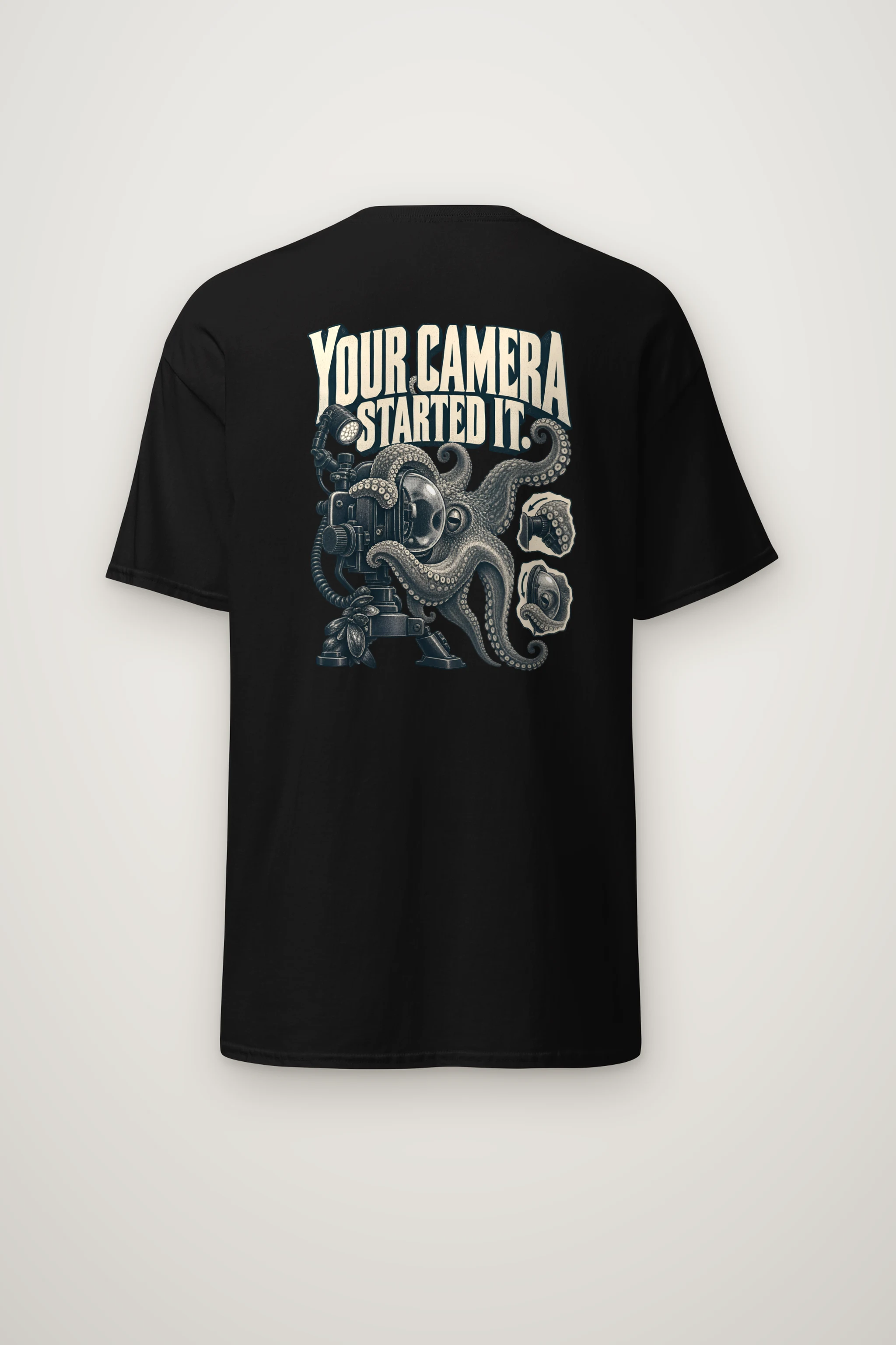 "Your Camera Started It" Heavyweight Unisex Crewneck T-shirt