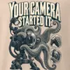 "Your Camera Started It" Men's Oversized Heavyweight Crewneck T-Shirt