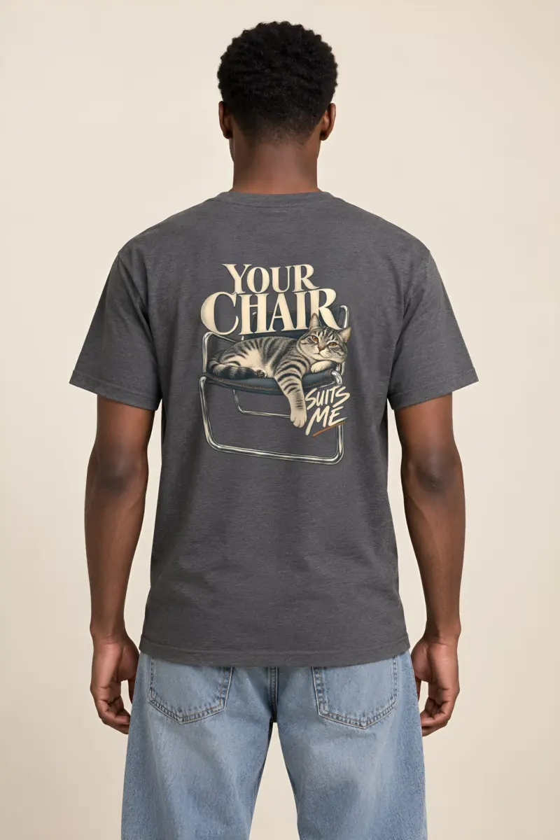 “Your Chair Suits Me” Heavyweight Unisex Crewneck T-shirt