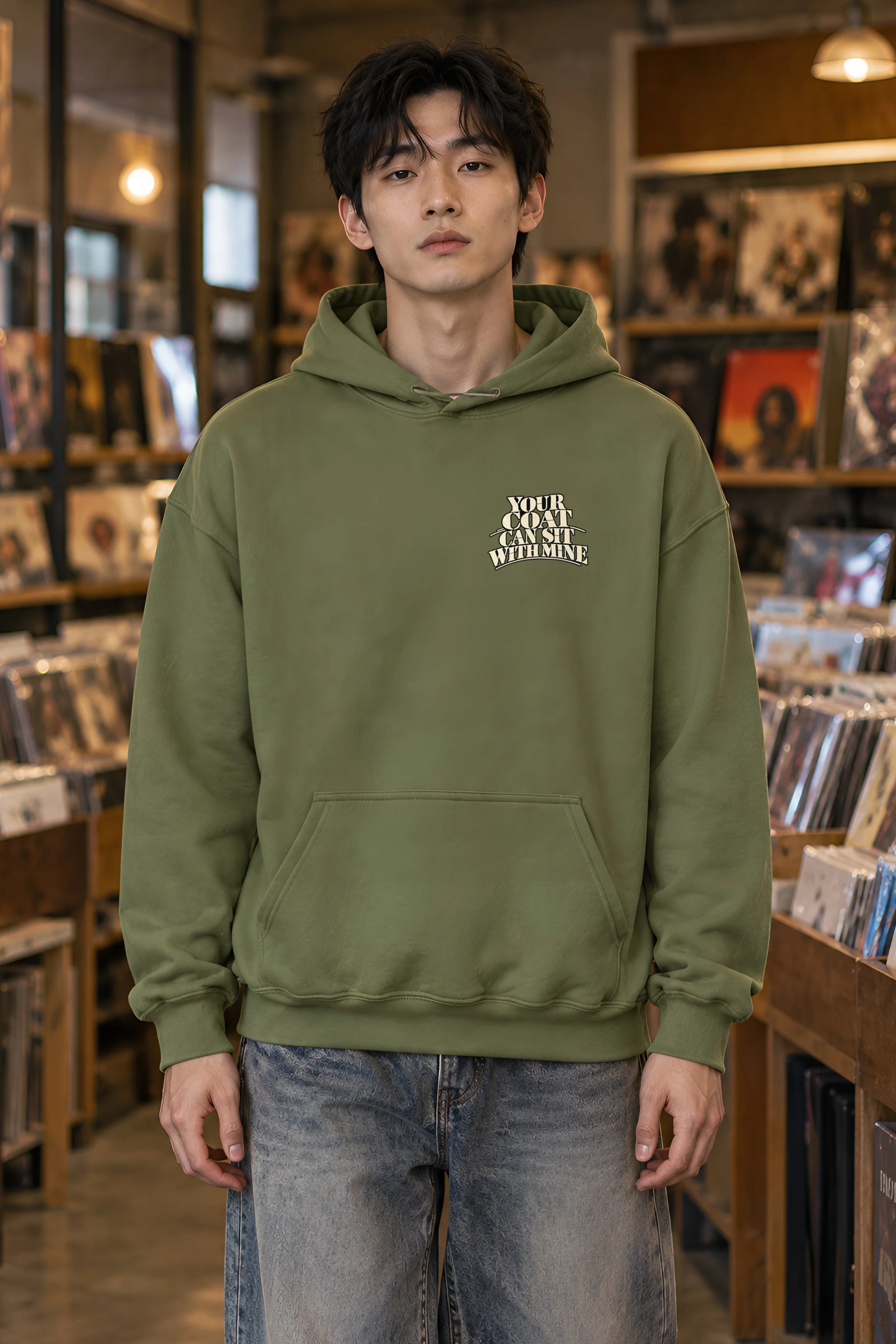 "Your Coat With Mine" 1 Pullover Hoodie