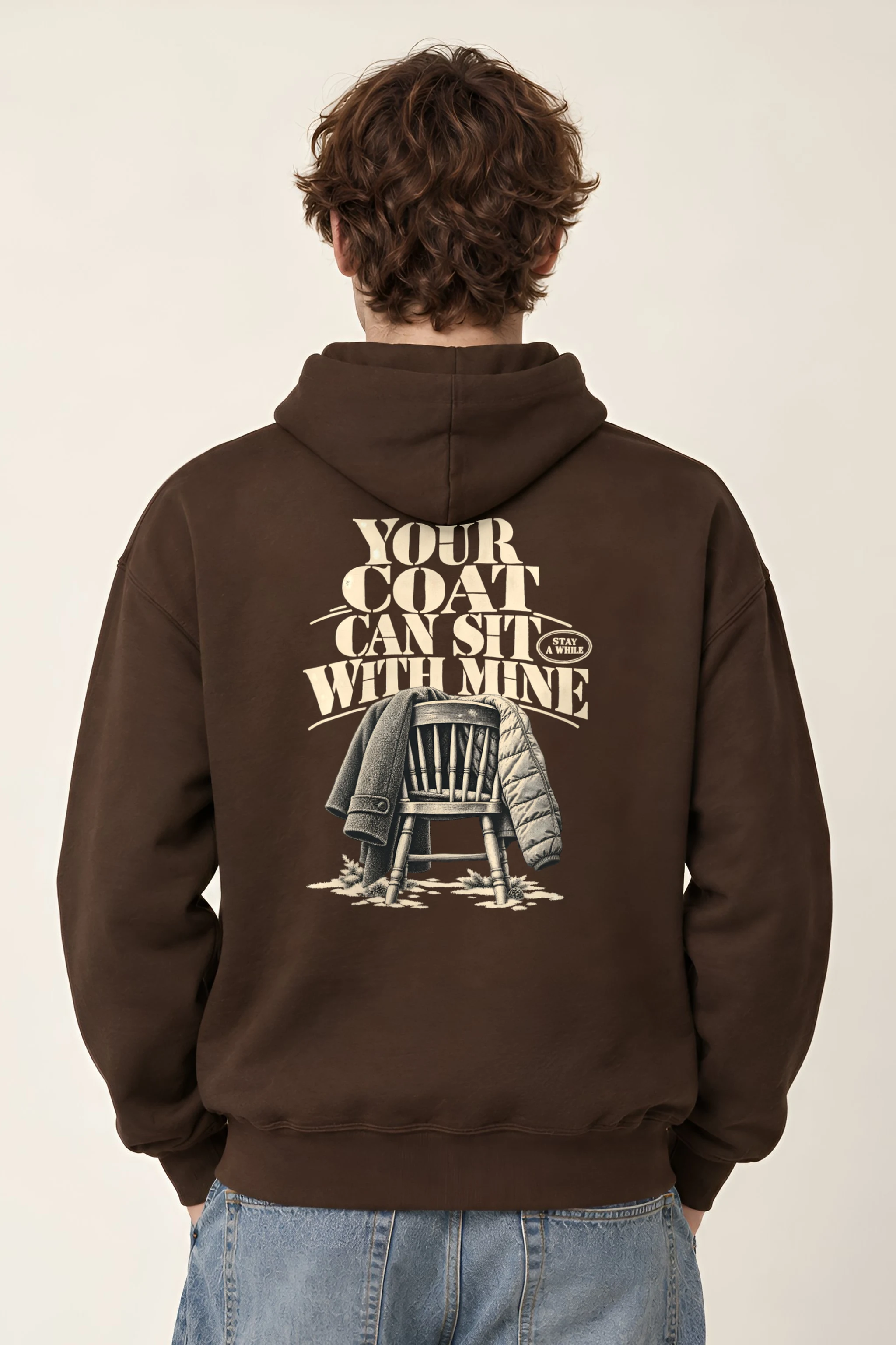 "Your Coat With Mine" 1 Pullover Hoodie