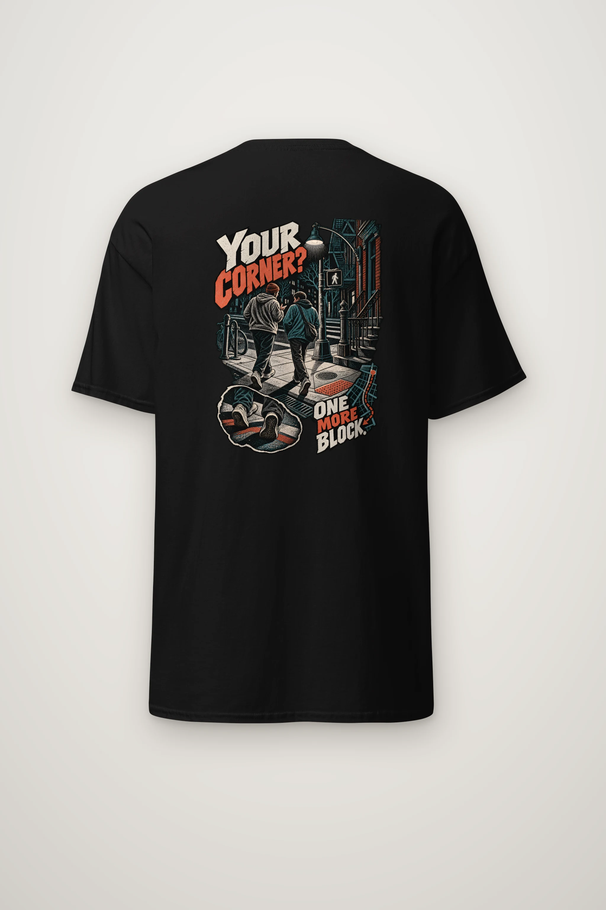 "Your Corner? One More Block" Heavyweight Unisex Crewneck T-shirt