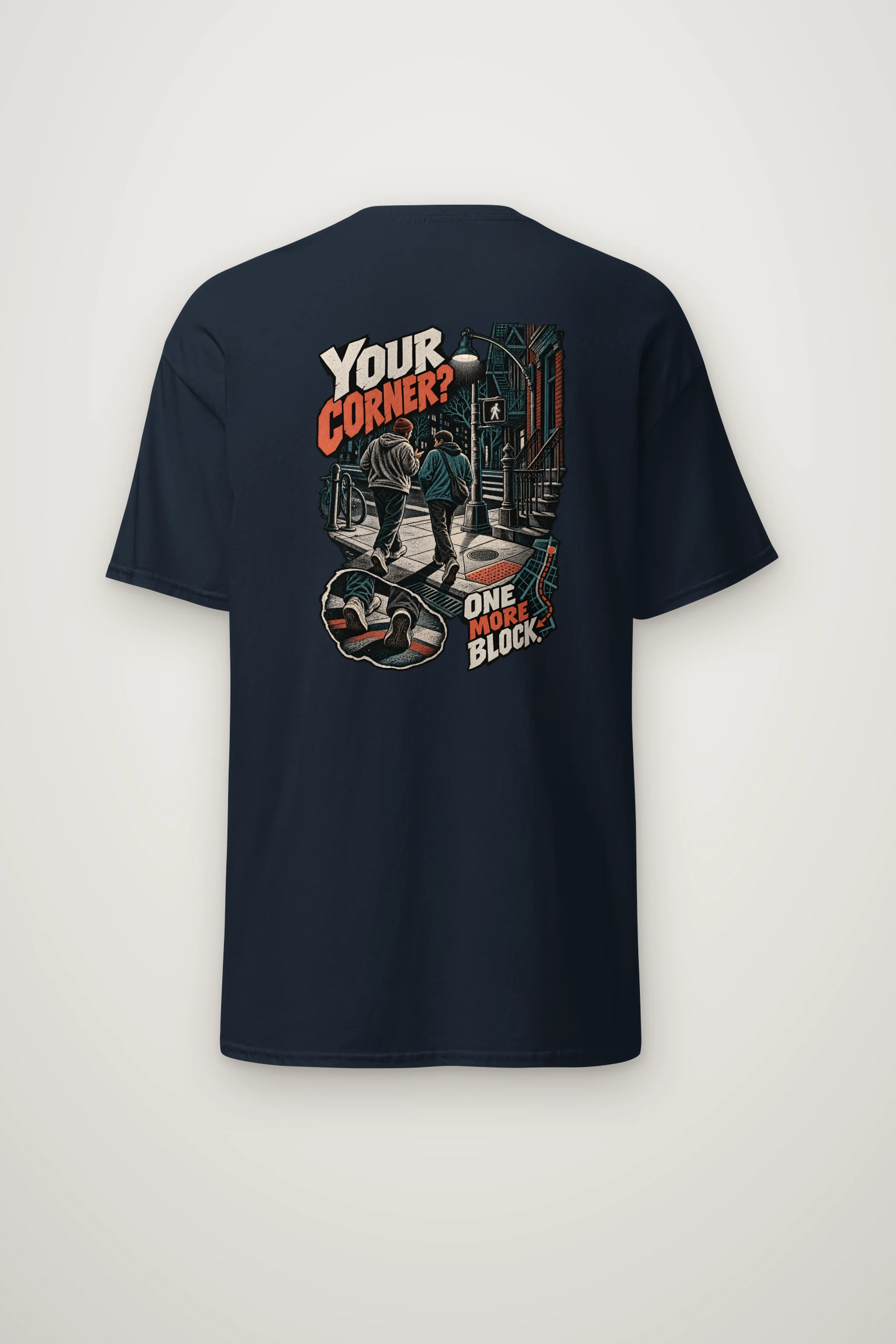 "Your Corner? One More Block" Heavyweight Unisex Crewneck T-shirt