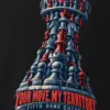 "Your Move, My Territory" Men's Oversized Heavyweight Crewneck T-Shirt
